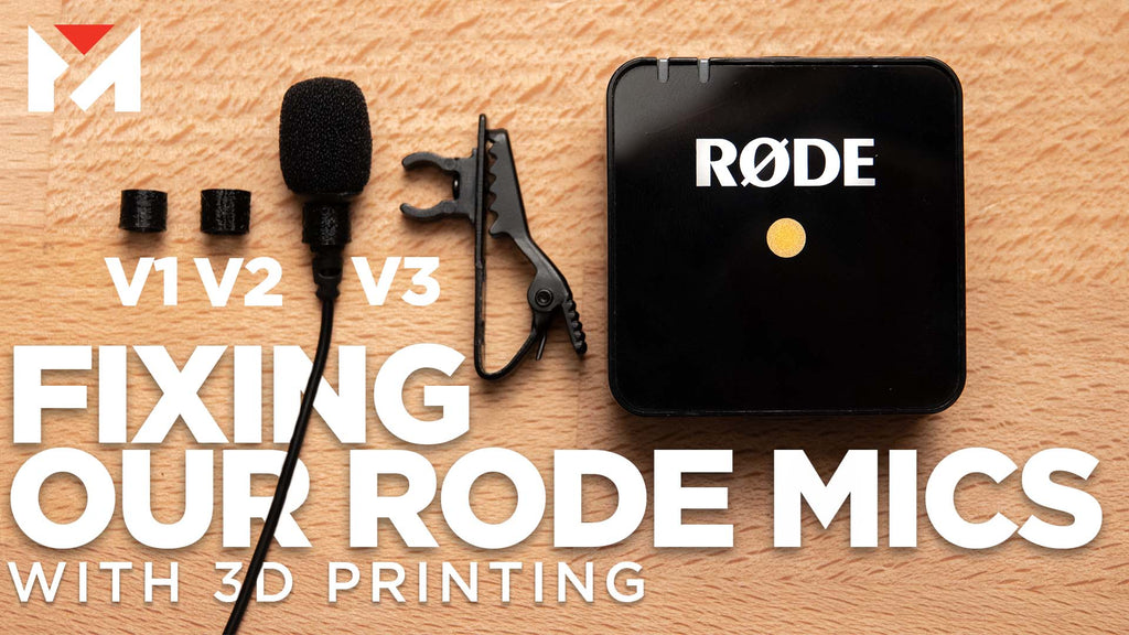 Using 3D Printing to fix our Rode Microphone - Design to Part in under 30 minutes