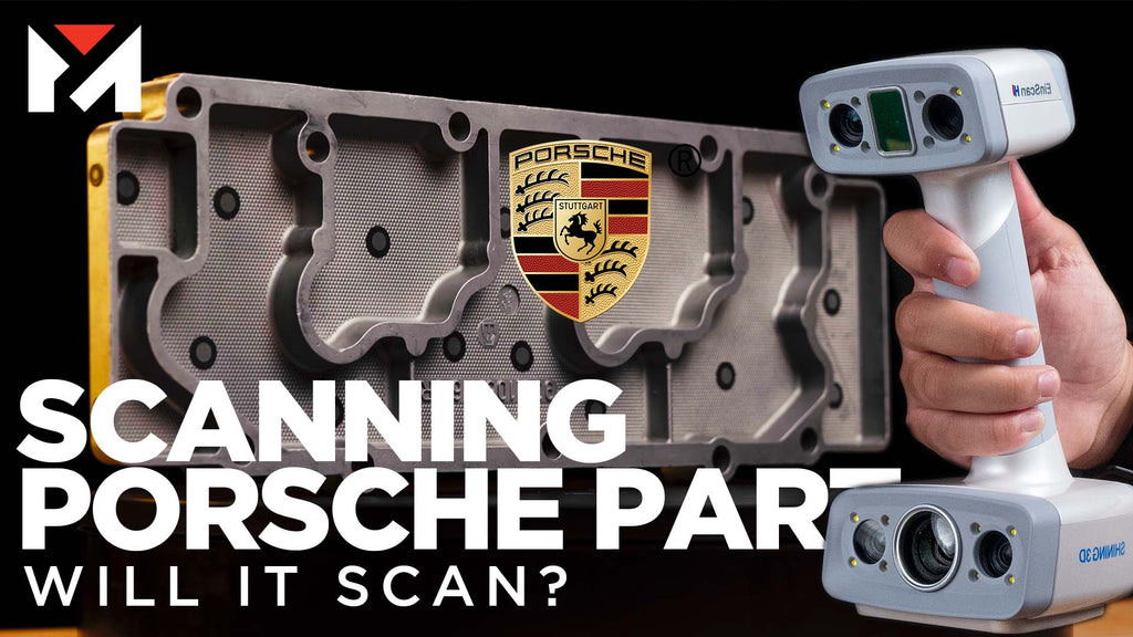 Using Markers With the Einscan HX - Porsche Valve Cover Scan | Will it Scan?