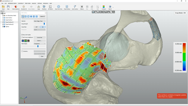 Verisurf Quick Surface Shining3D Software
