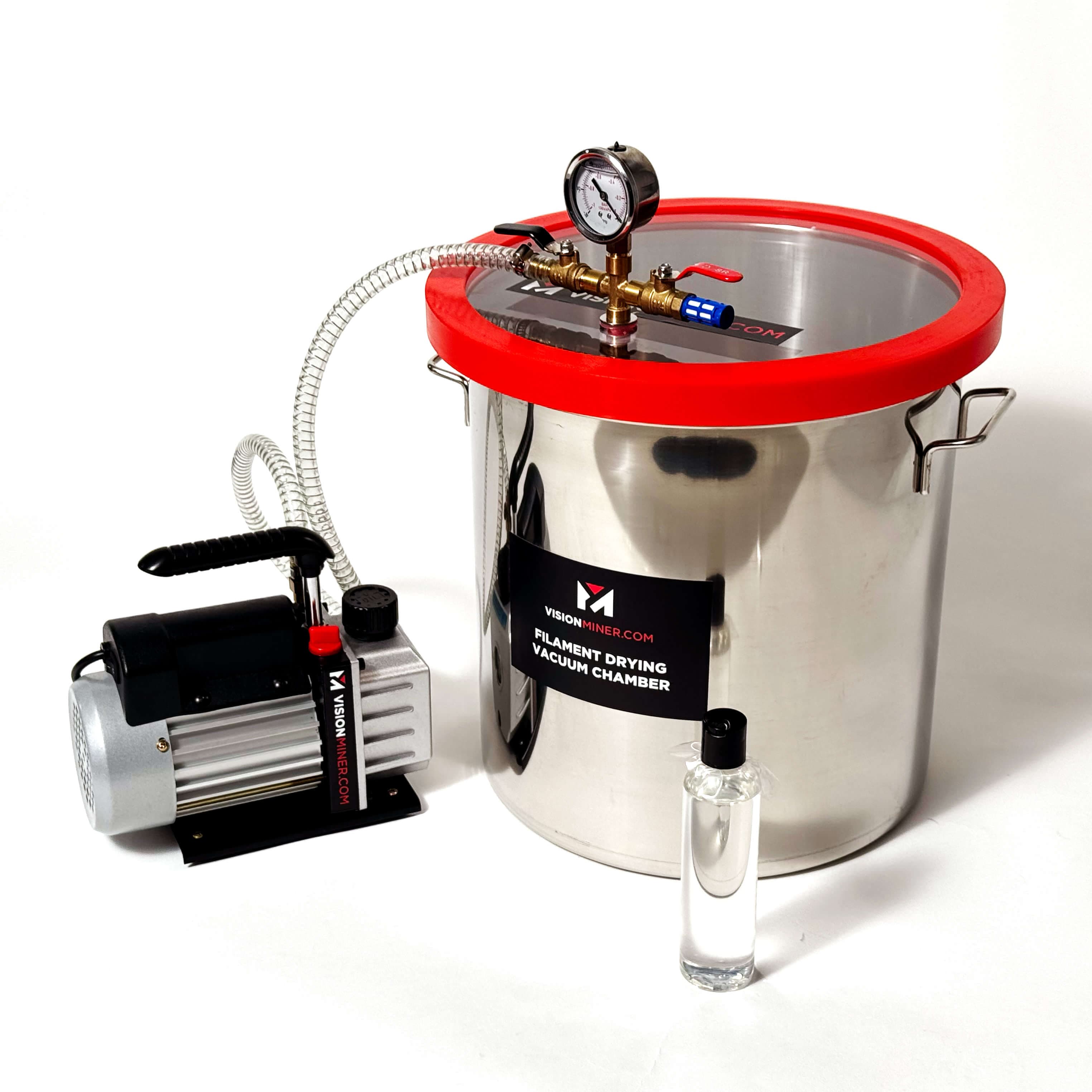 Vacuum Chamber + Pump (5.5 Gallon)– Vision Miner