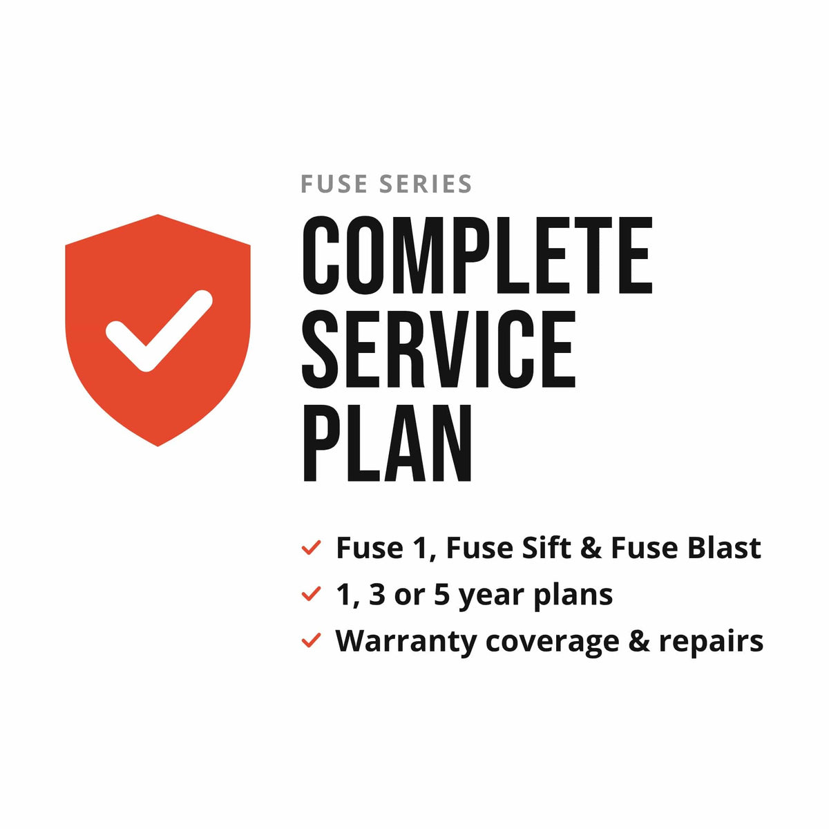 Fuse Series Complete Service Plan Formlabs Service Product