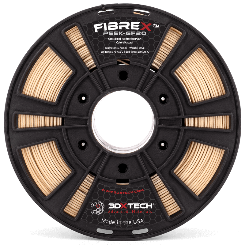 FiberX™ PEEK+GF20 500g 3DXTech Filament
