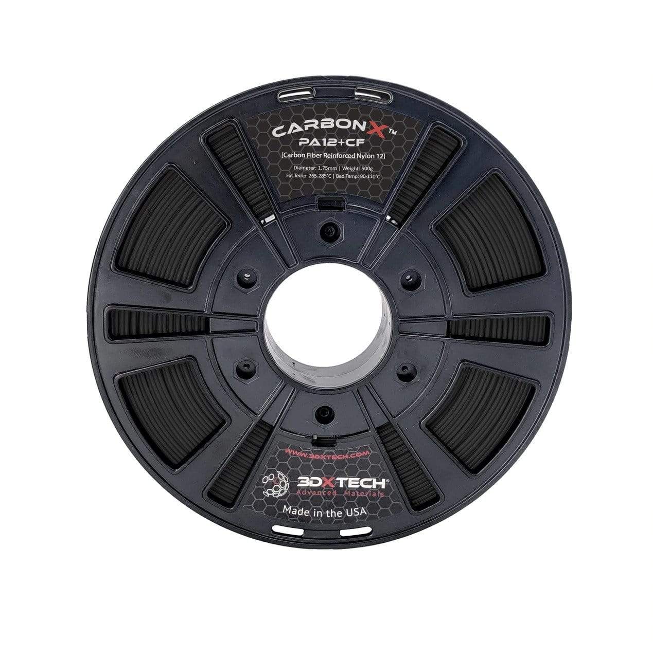 CarbonX™ PA12+CF 500g 3DXTech Filament
