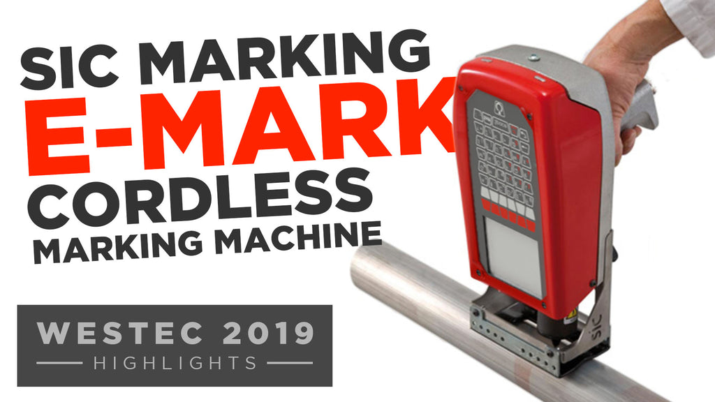 Portable, Battery-Powered, and Fully Autonomous Marking Gun! E-Mark by SIC Marking