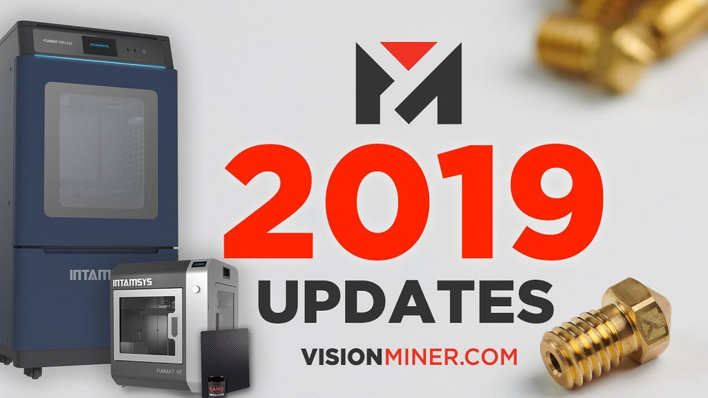 3D Printing PEEK, PEI, PPSU, Bed Adhesion, INTAMSYS - Updates for 2019 // Vision Miner