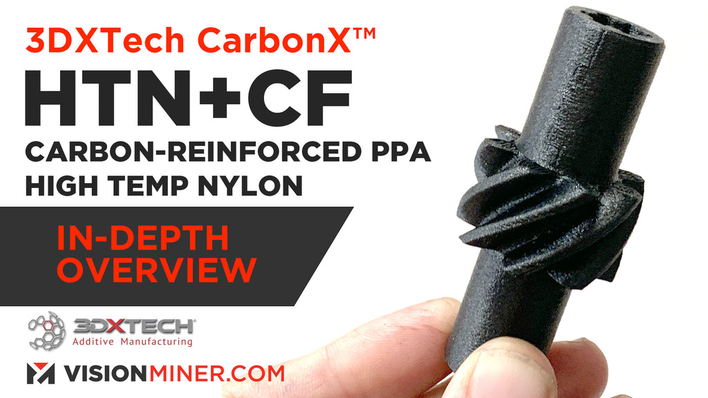 CarbonX HTN-CF - Carbon Fiber Reinforced High Temperature PPA Nylon Filament by 3DXTech - 2021