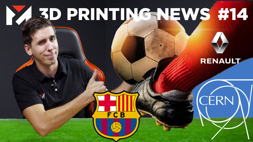 FC Barcelona 3D Printed Ankle, Renault Adopts 3D Printing, Large Hadron Collider 3D Printed Parts