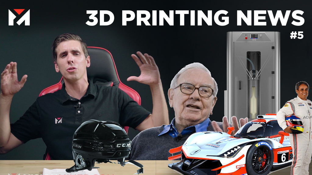 Carbon NHL Helmets, Warren Buffet’s $6 Billion Investment, 3D Printed Kidneys, Team Penske And Stratasys