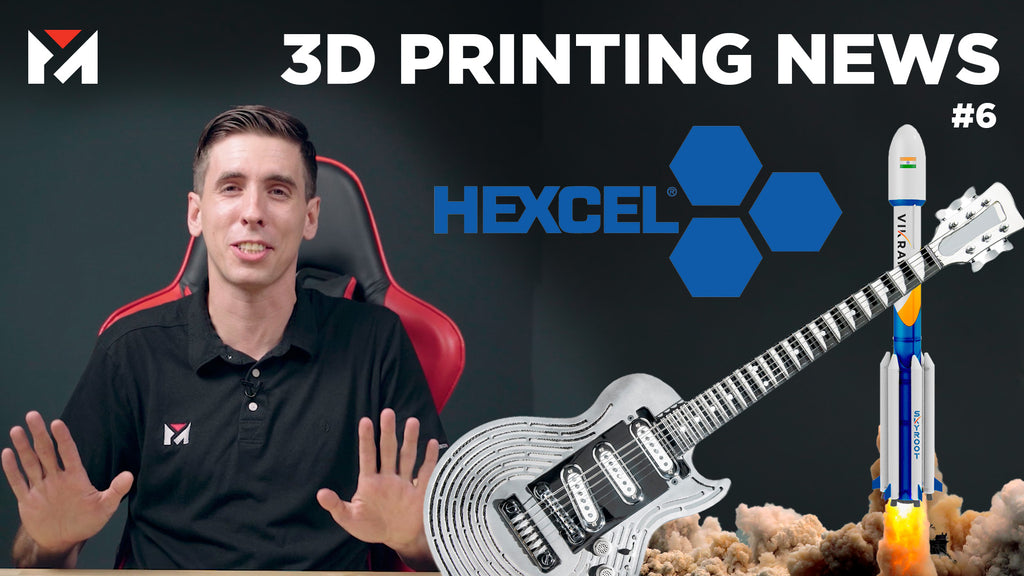 HEXPEKK, 3D Printed Rockets, Mighty Buildings & Sandvik's Smash Proof Guitar