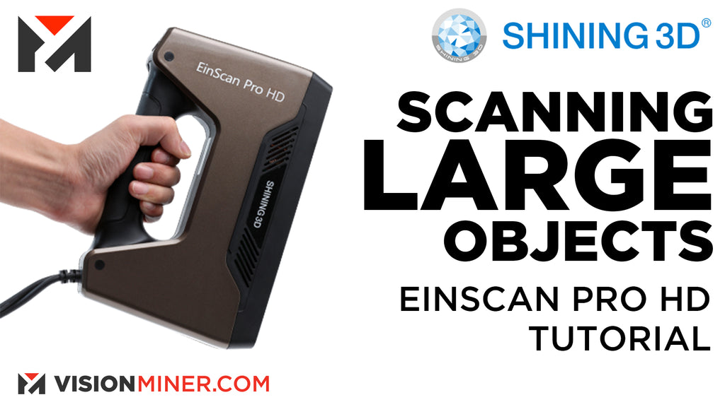 Scanning Larger Objects Using the Turntable with the Shining3D Einscan Pro HD