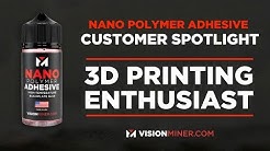 Enthusiast Running 5 3D Printers Non Stop W/ Perfect Bed Adhesion using Nano Polymer Adhesive