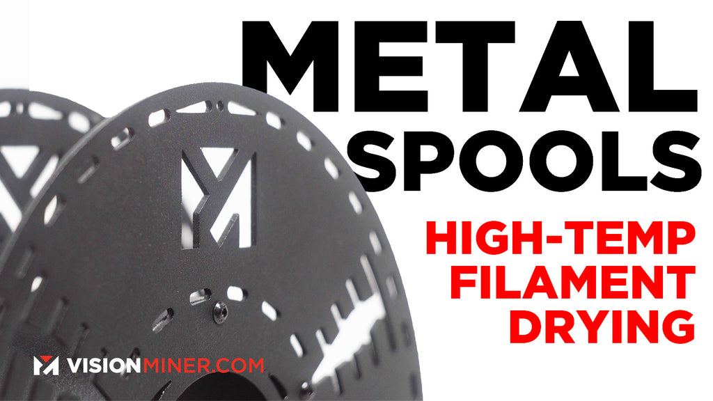 Metal Spools for Dehydrating Filament: Dry your PEEK and ULTEM Effectively!