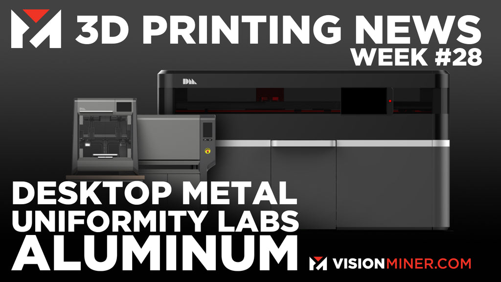 Desktop Metal And Uniformity Labs Announce New Sinterable Aluminum For Binder Jet 3D Printing!
