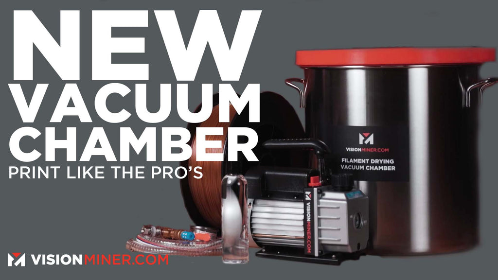 5.5 Gallon Vacuum Chamber for PEEK & ULTEM - Vision Miner's New Drying Kit