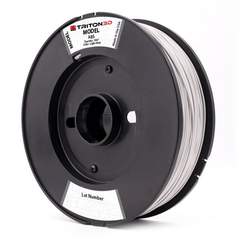 Triton ABS - Stratasys Compatible Light/Glacier Grey / 56in³ / Classic Fortus 360/400/900MC 3DXTECH FGREEL2