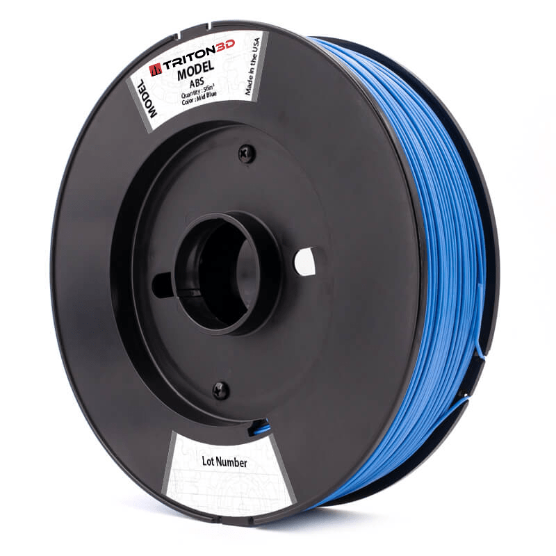 Triton ABS - Stratasys Compatible Mid Blue / 56in³ / Classic Fortus 360/400/900MC 3DXTECH FGREEL2