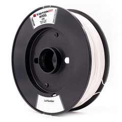 Triton ABS - Stratasys Compatible White / 56in³ / Classic Fortus 360/400/900MC 3DXTECH FGREEL2