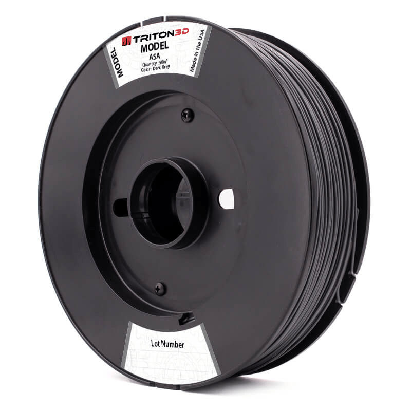 Triton ASA - Stratasys Compatible Dark Grey / 56in³ 3DXTECH FGREEL2