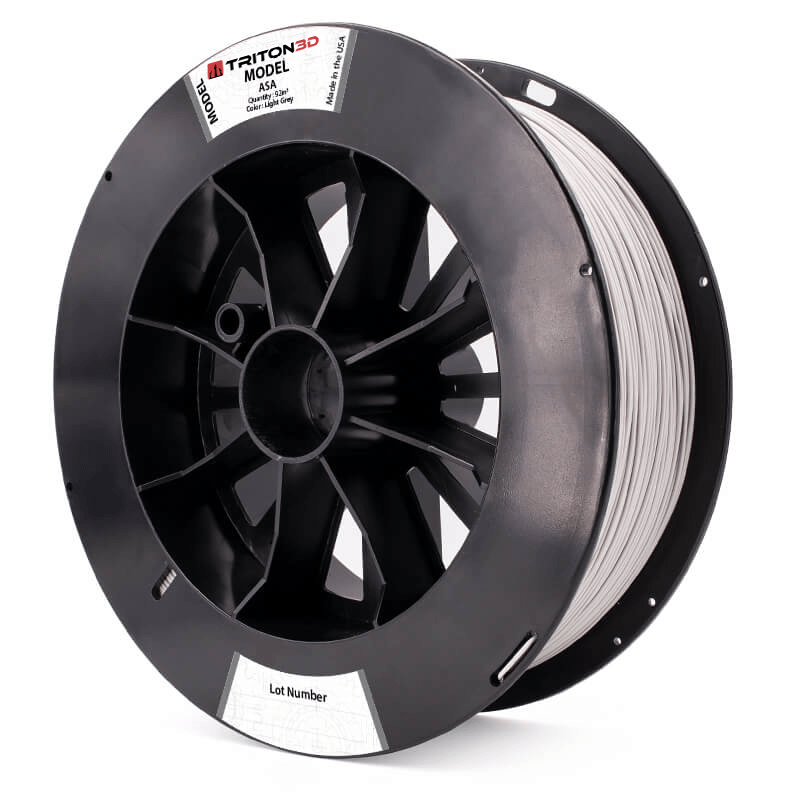 Triton ASA - Stratasys Compatible Light/Glacier Grey / 56in³ 3DXTECH FGREEL2
