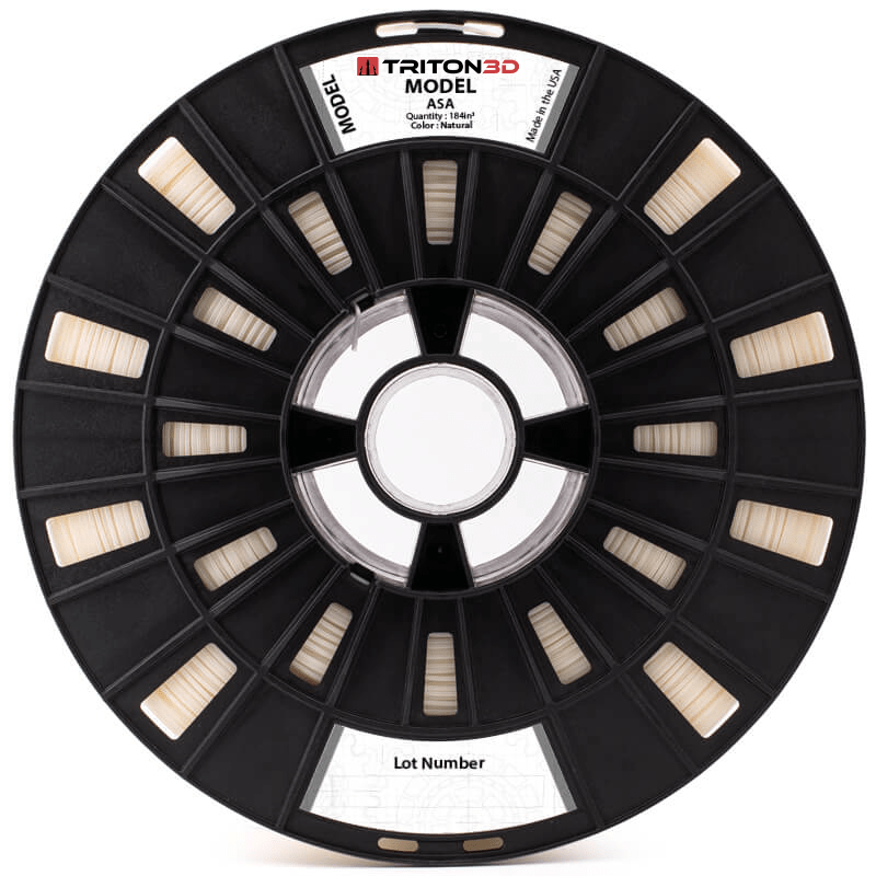 Triton ASA - Stratasys Compatible Natural / 184in³ 3DXTECH FGREEL2