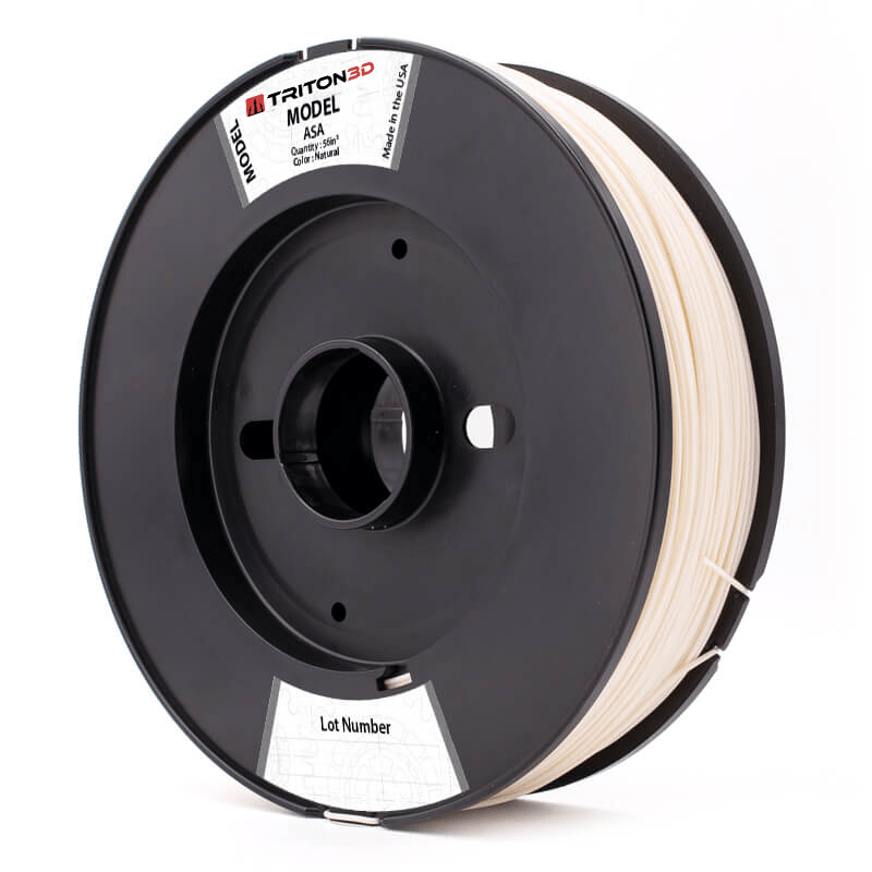 Triton ASA - Stratasys Compatible Natural / 56in³ 3DXTECH FGREEL2