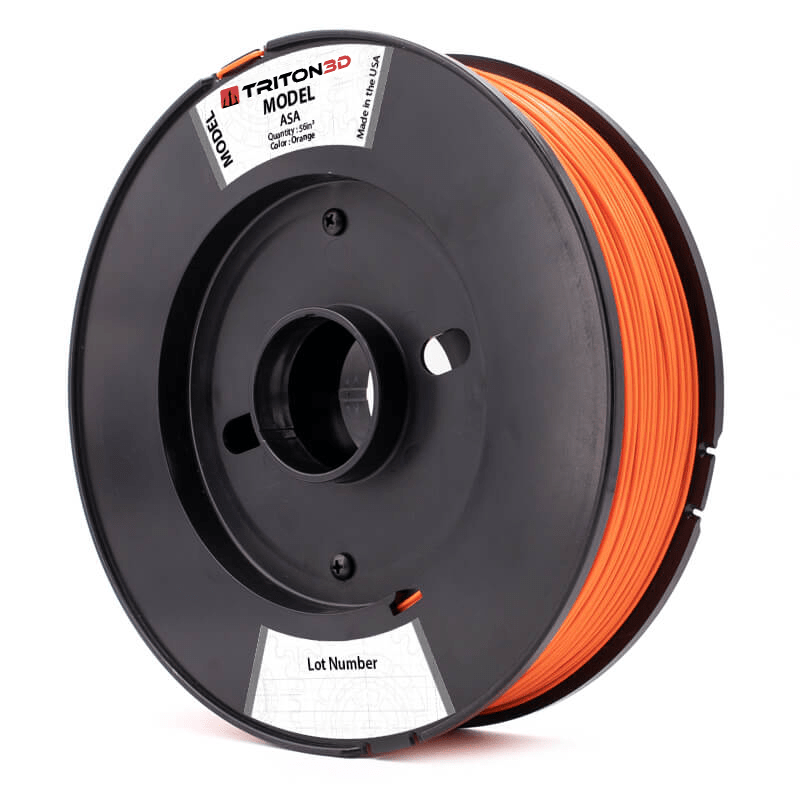 Triton ASA - Stratasys Compatible Orange / 56in³ 3DXTECH FGREEL2