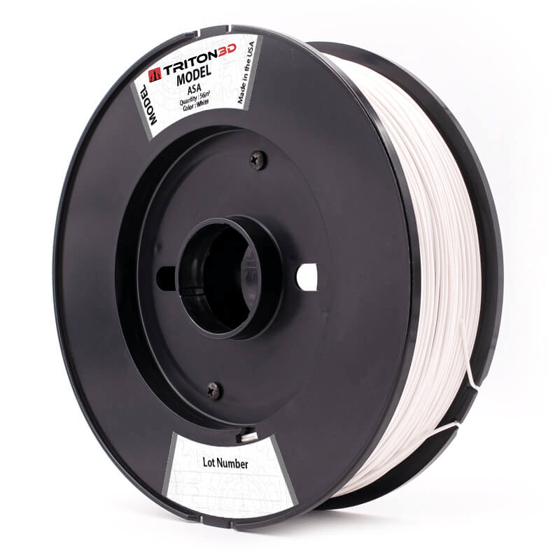Triton ASA - Stratasys Compatible White / 56in³ 3DXTECH FGREEL2