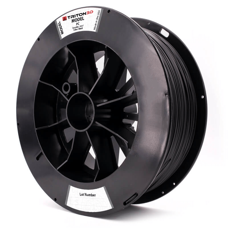 Triton PC - Stratasys Compatible (355-02210 & 355-08210) Black / 92in³ 3DXTECH FGREEL2