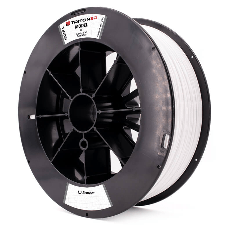 Triton PC - Stratasys Compatible (355-02210 & 355-08210) White / 92in³ 3DXTECH FGREEL2