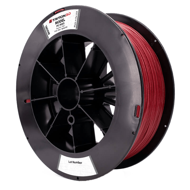 TRITON™ PEI 9085 - Stratasys® Compatible Red / 92in³ 3DXTECH FGREEL2