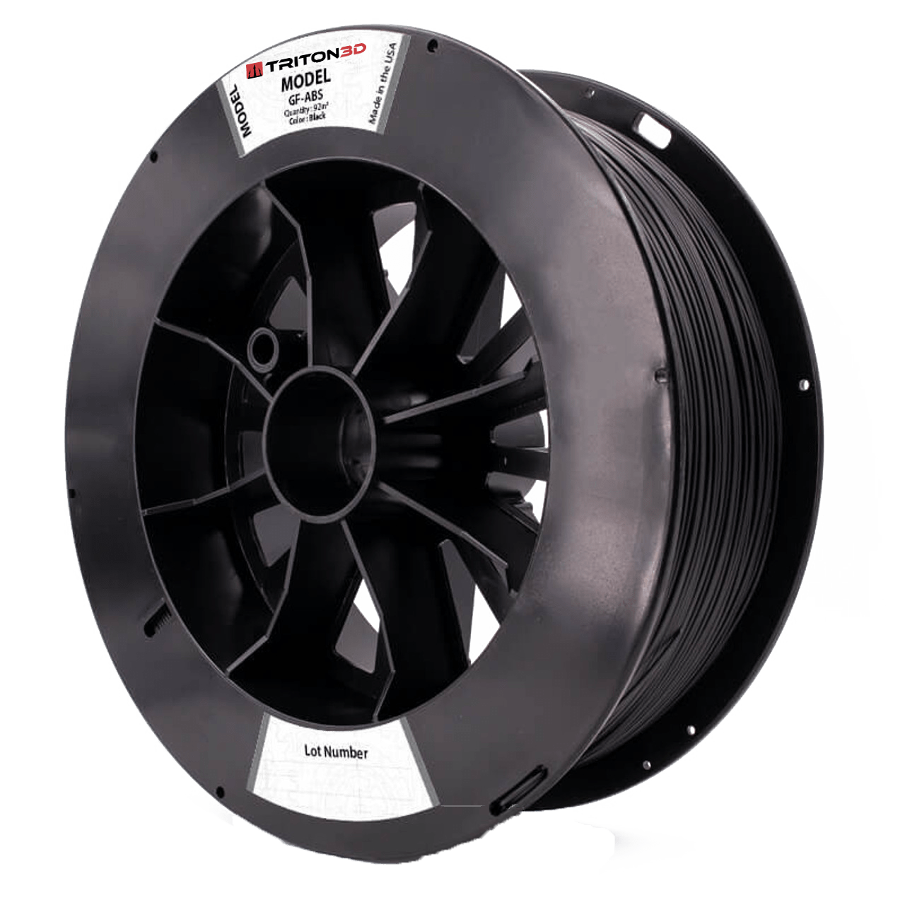 Triton ABS+GF - Stratasys Compatible Black / 92in³ 3DXTECH FGREEL2