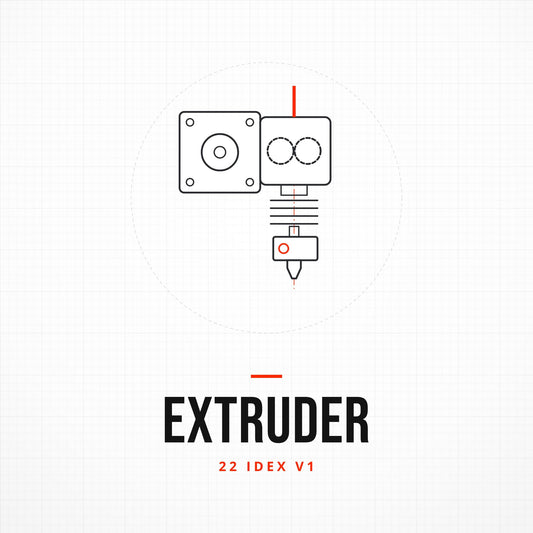 22 IDEX Extruder [v1] Vision Miner 3D Printer Parts