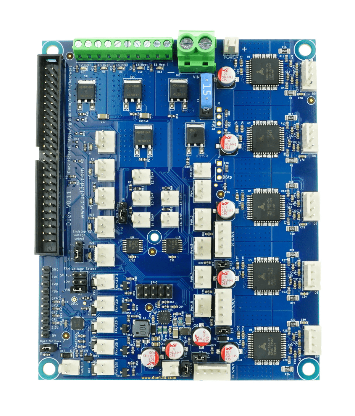 22 IDEX Duet 2 Ethernet & Duex5 - Bundle Vision Miner Replacement Parts