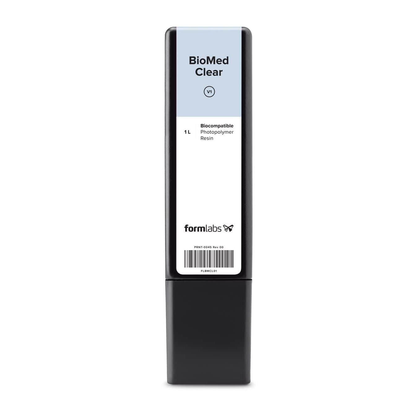 BioMed Clear Resin (Form 4) 1 L Formlabs Resin - F4 - Medical