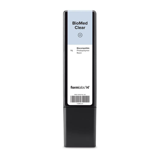 BioMed Clear Resin (Form 4) 1 L Formlabs Resin - F4 - Medical