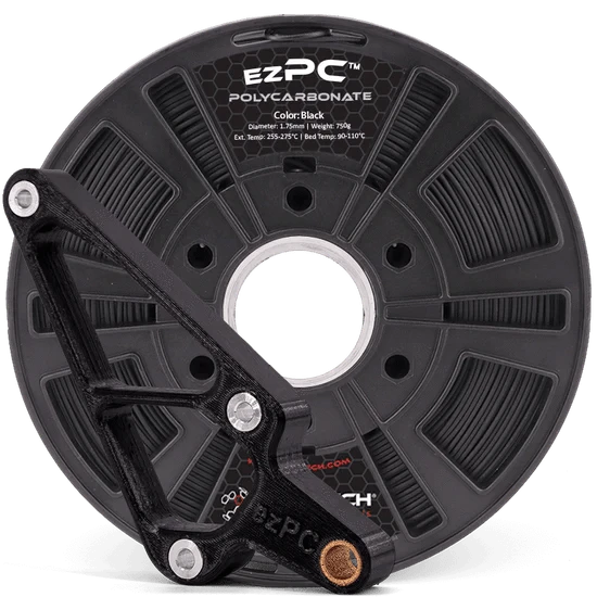 ezPC POLYCARBONATE 750g / Black 3DXTech Filament