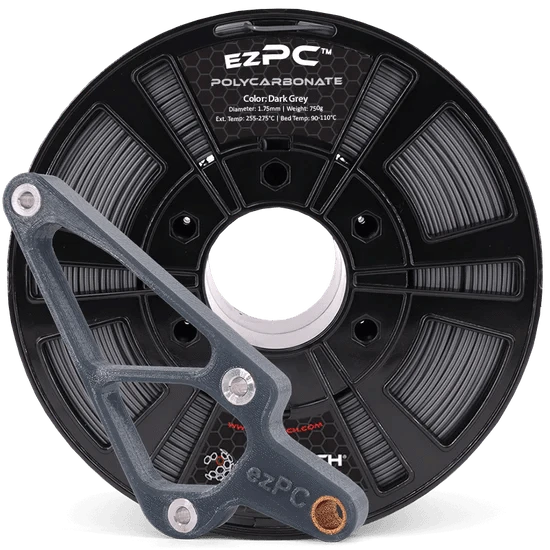 ezPC POLYCARBONATE 750g / Dark Grey 3DXTech Filament
