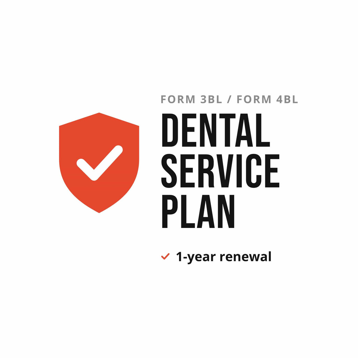 Form 3BL/Form 4BL Dental Service Plan 1 year Renewal Formlabs Service Product