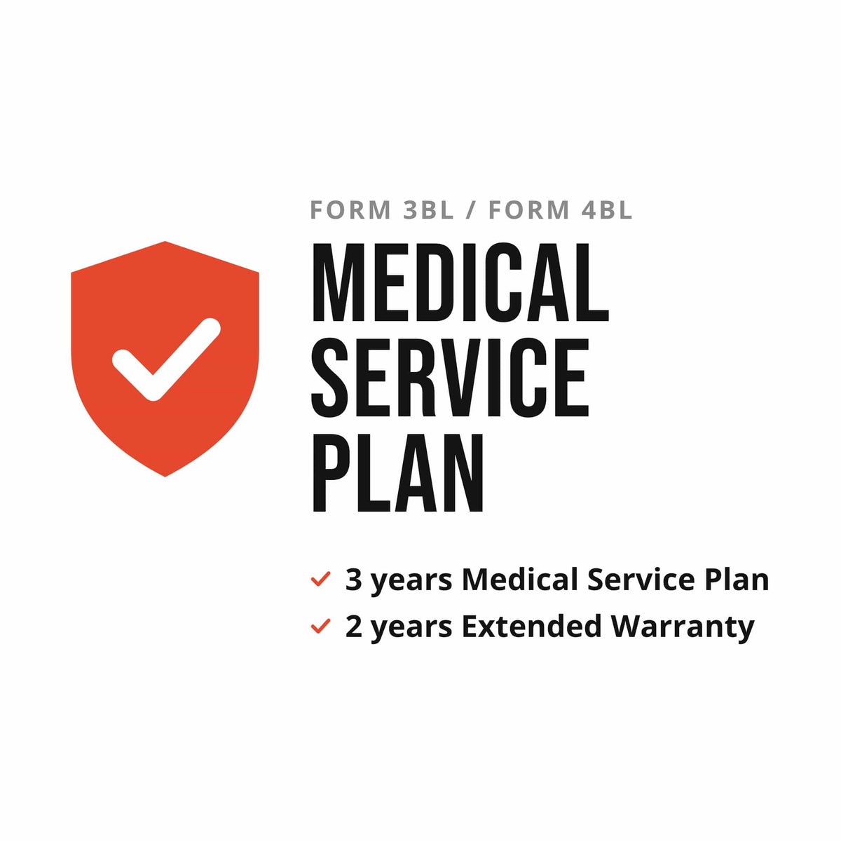 Form 3BL/Form 4BL Medical Professional Service Plan 3 years (3 yrs MSP + 2 yrs EW) Formlabs Service Product