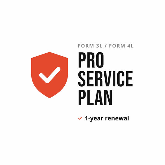 Form 3L/Form 4L Pro Service Plan 1 year Renewal Formlabs Service Product
