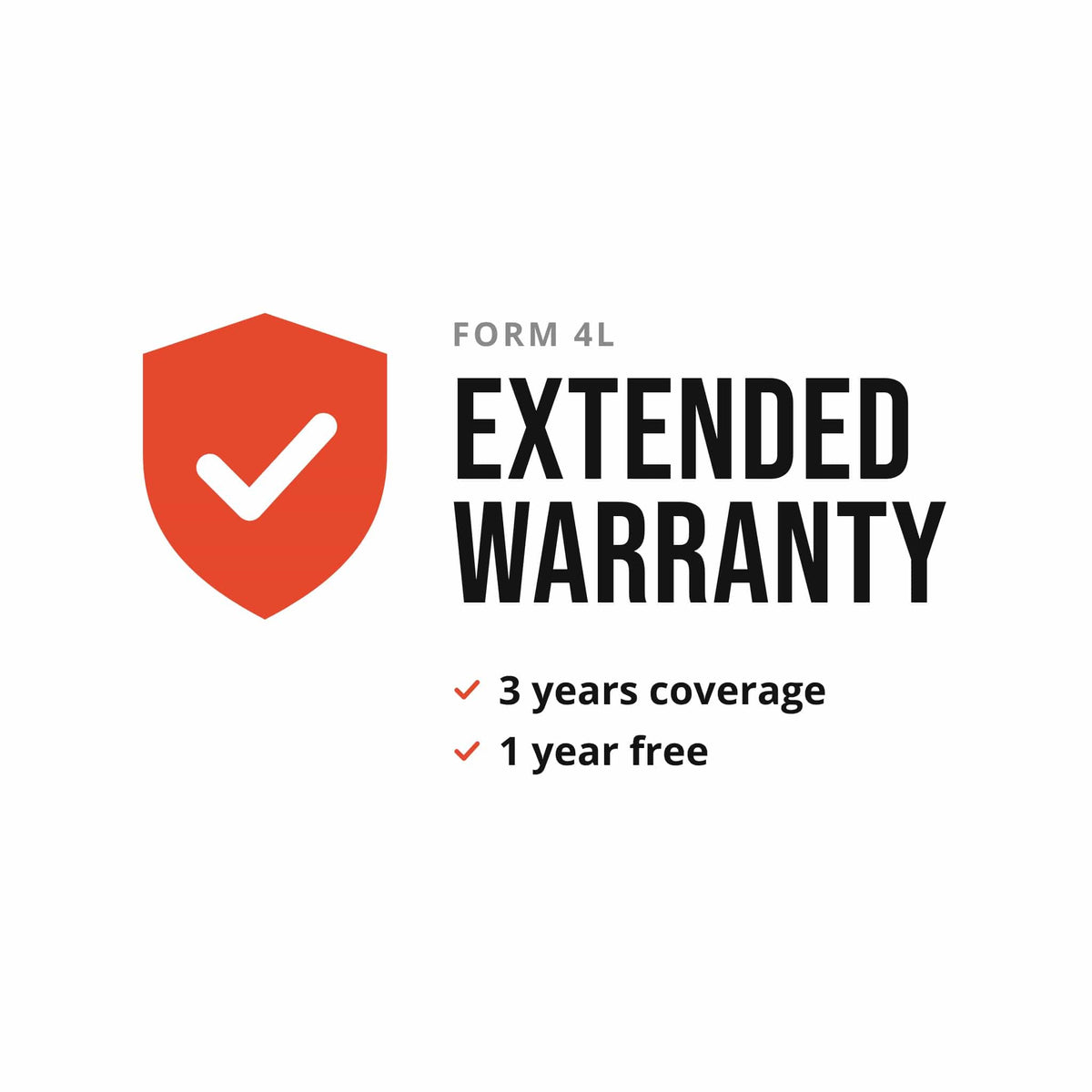 Form 4L Extended Warranty 3 Years (1 Year Free) Formlabs Service Product