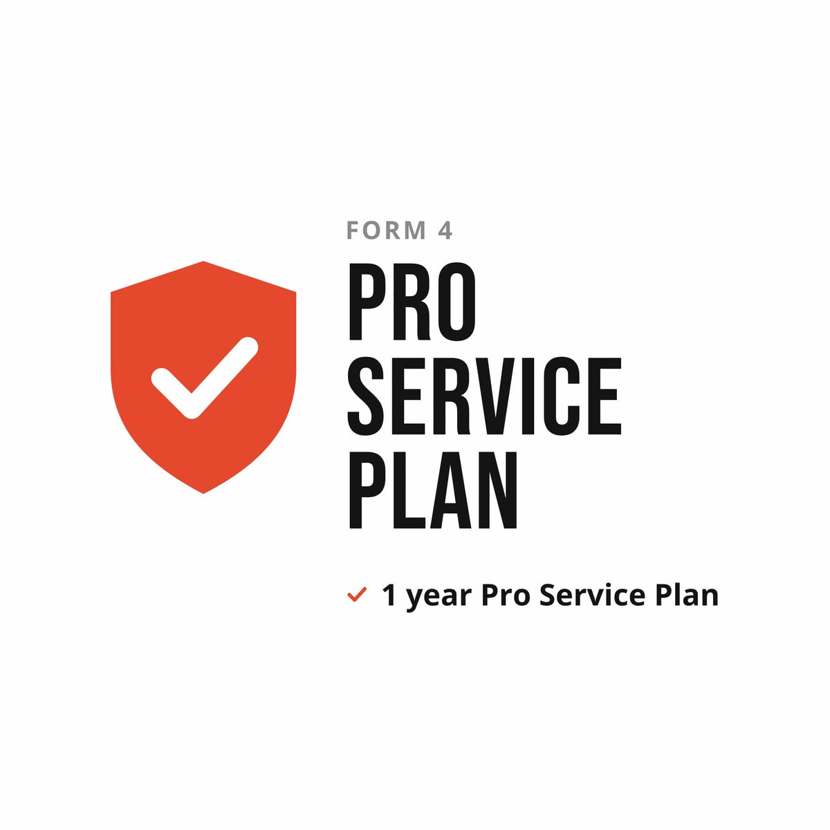 Form 4 Pro Service Plan 1 year (1 yr PSP) Formlabs Service Product
