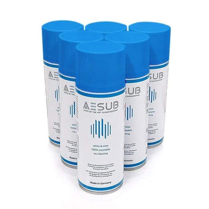 AESUB 3D Scanning Spray 6-Pack / Blue Vision Miner