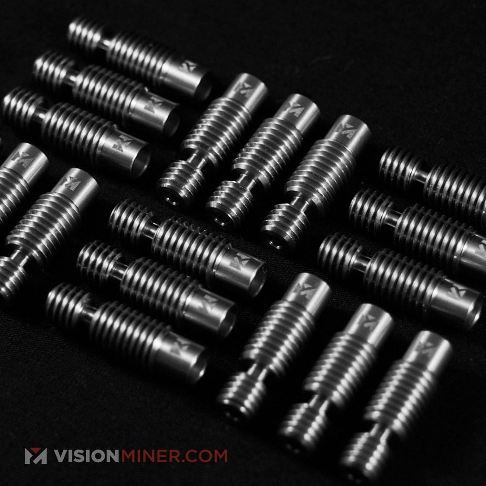 Heat Break All-Metal Vision Miner Nozzles